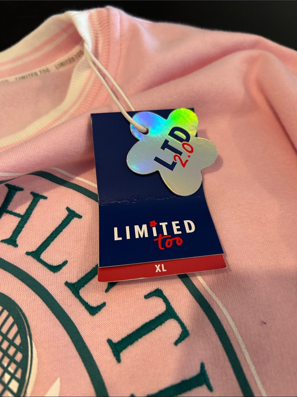 New York Athletics Tennis Club Pink Sweatshirt - Picture 5 of 9